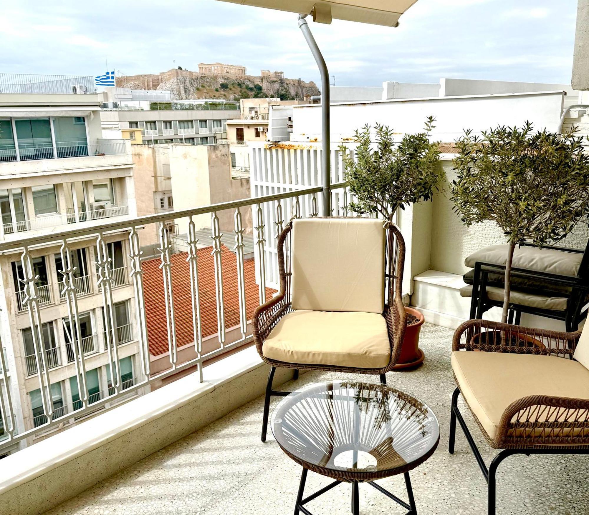 Parthenon And Syntagma Square View Apartment Athènes Extérieur photo